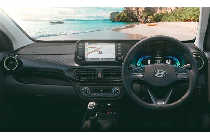 Hyundai Exter dashboard